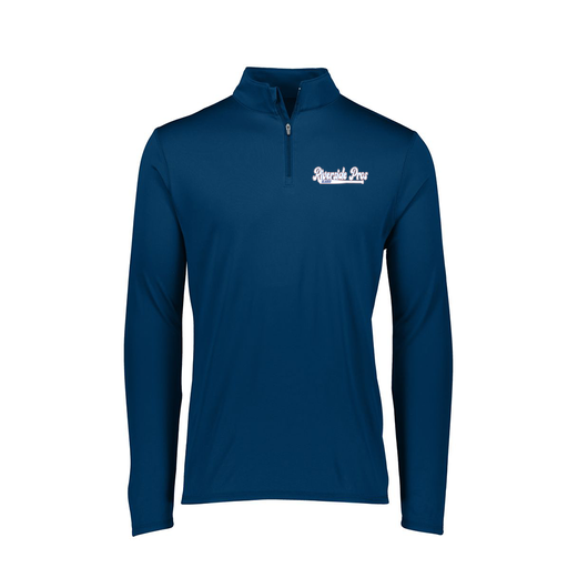 [FTLQFLNV-FAXS-LOGO1] Decker Women's Flex-Lite 1/4 Zip Shirt (Female Adult XS, Navy, Logo 1)