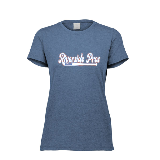[FTSCUBNV-FAXS-LOGO1] Decker Women's Tri-Blend T-Shirt - Short Sleeve (Female Adult XS, Navy, Logo 1)
