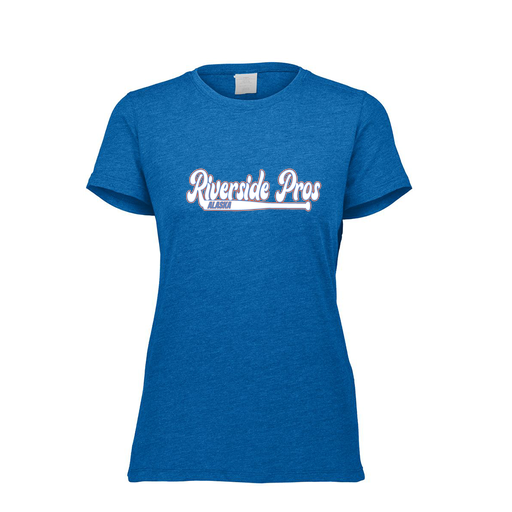 [FTSCUBRY-FAXS-LOGO1] Decker Women's Tri-Blend T-Shirt - Short Sleeve (Female Adult XS, Royal, Logo 1)