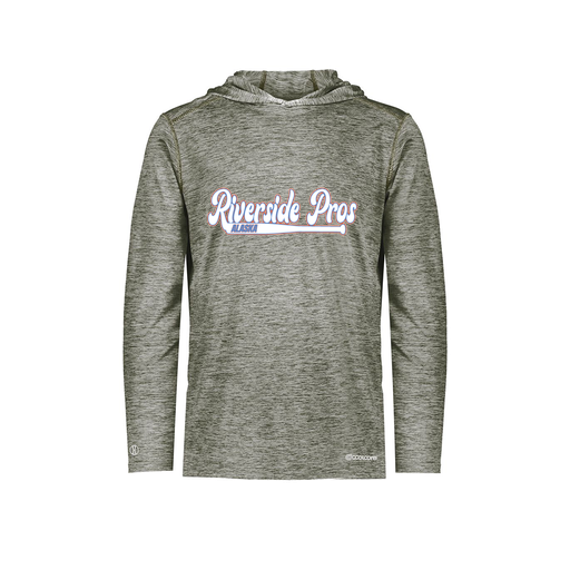 [FOLHCGGY-AS-LOGO1] Decker Men's Charge Hoodie (Adult S, Gray, Logo 1)