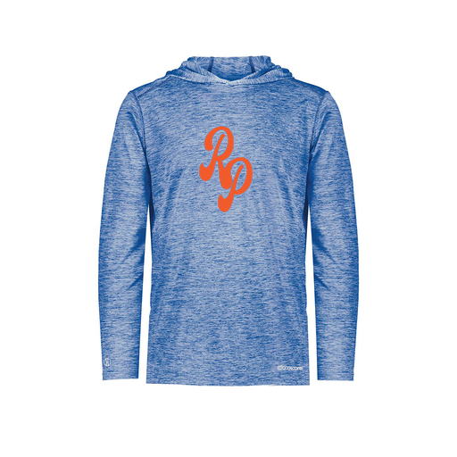 [FOLHCGRY-YS-LOGO2] Decker Youth Charge Hoodie (Youth S, Royal, Logo 2)