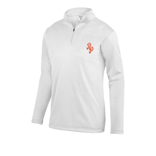 [5508.005.S-LOGO2] Decker Youth FlexFleece 1/4 Zip (Youth S, White, Logo 2)