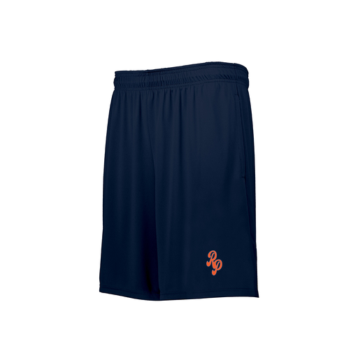 [229611.065.S-LOGO2] Decker Youth Swift Short (Youth S, Navy, Logo 2)